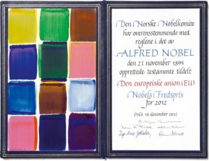 Награждения Нобелевскими премиями 2012 состоялись в Стокгольме и Осло