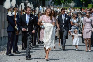 Крестины дочки шведской принцессы Мадлен состоялись в Швеции