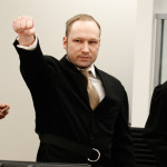 Брейвик на начавшемся суде, фото "Сканпикс"