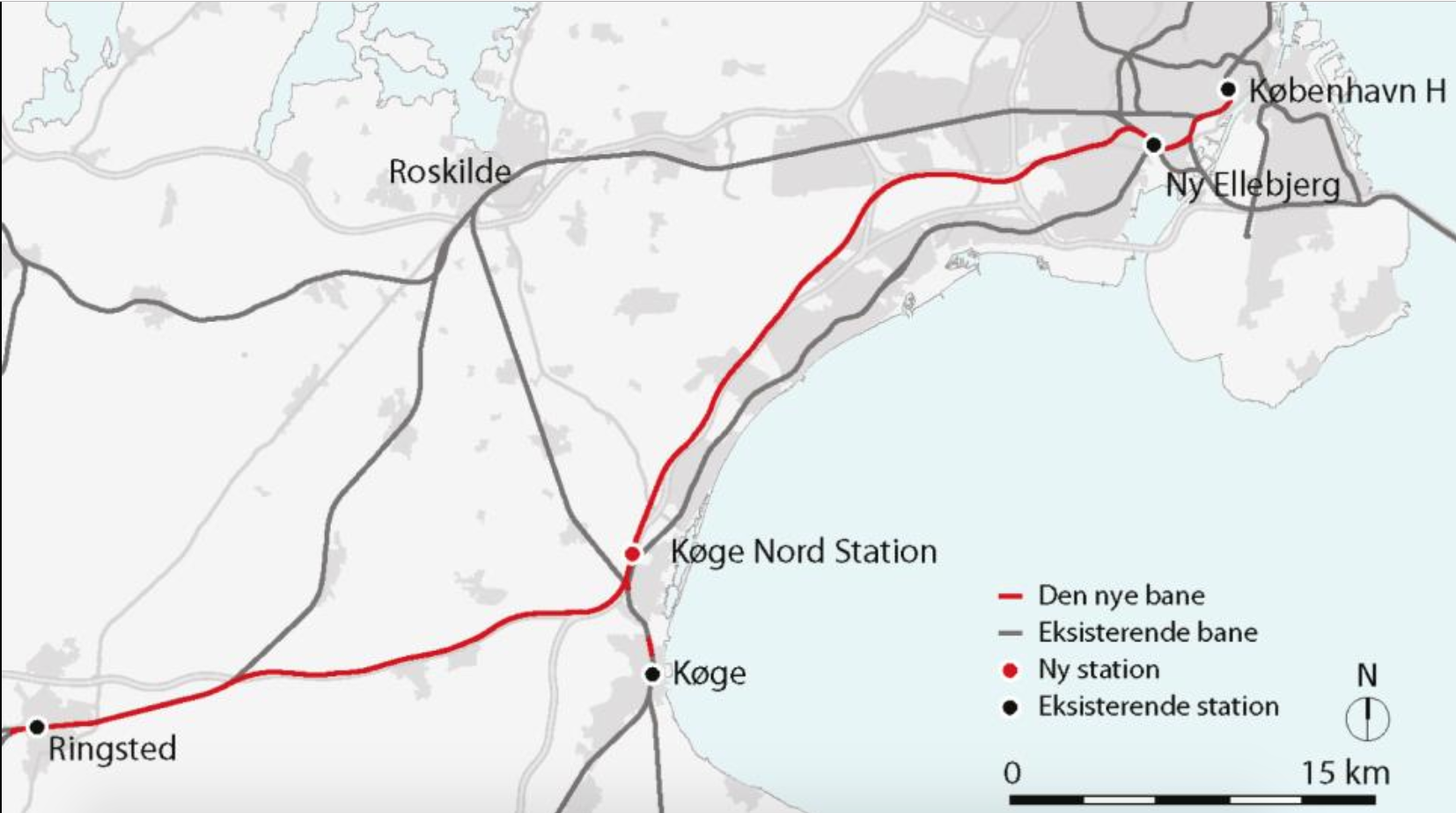 Первую высокоскоростную железную дорогу открыли в Дании