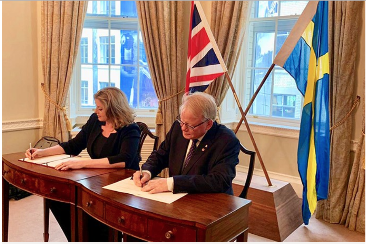 Швеция и Великобритания изучат возможности сотрудничества в сфере систем военной авиации