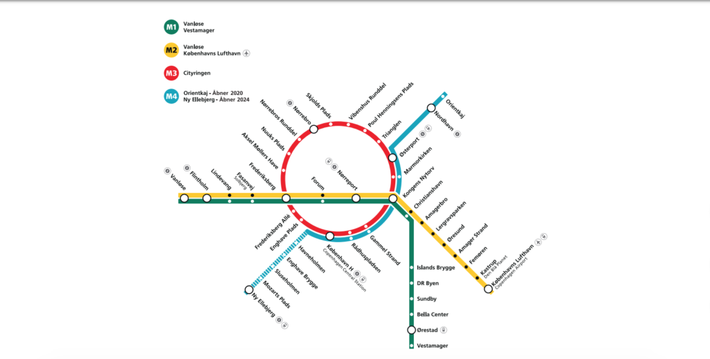 Открытие кольцевой линии метро состоится в Копенгагене в воскресенье
