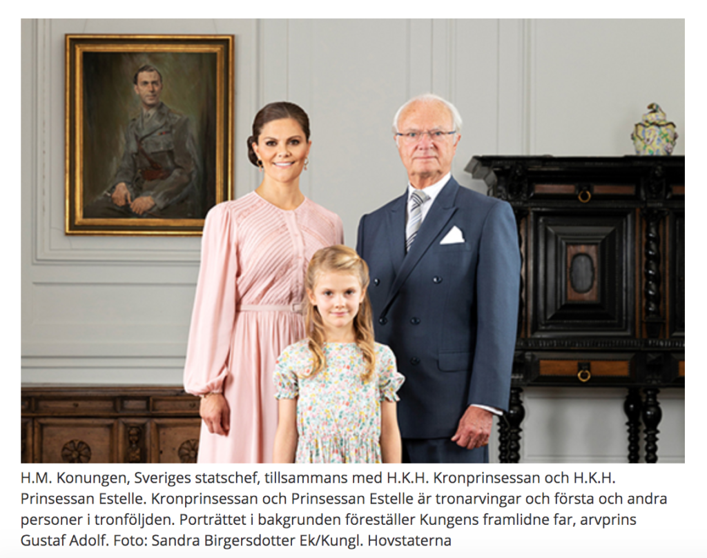 Король Швеции Карл XVI Густав обозначил круг официальных представителей своей семьи, исключив из него некоторых из своих внуков