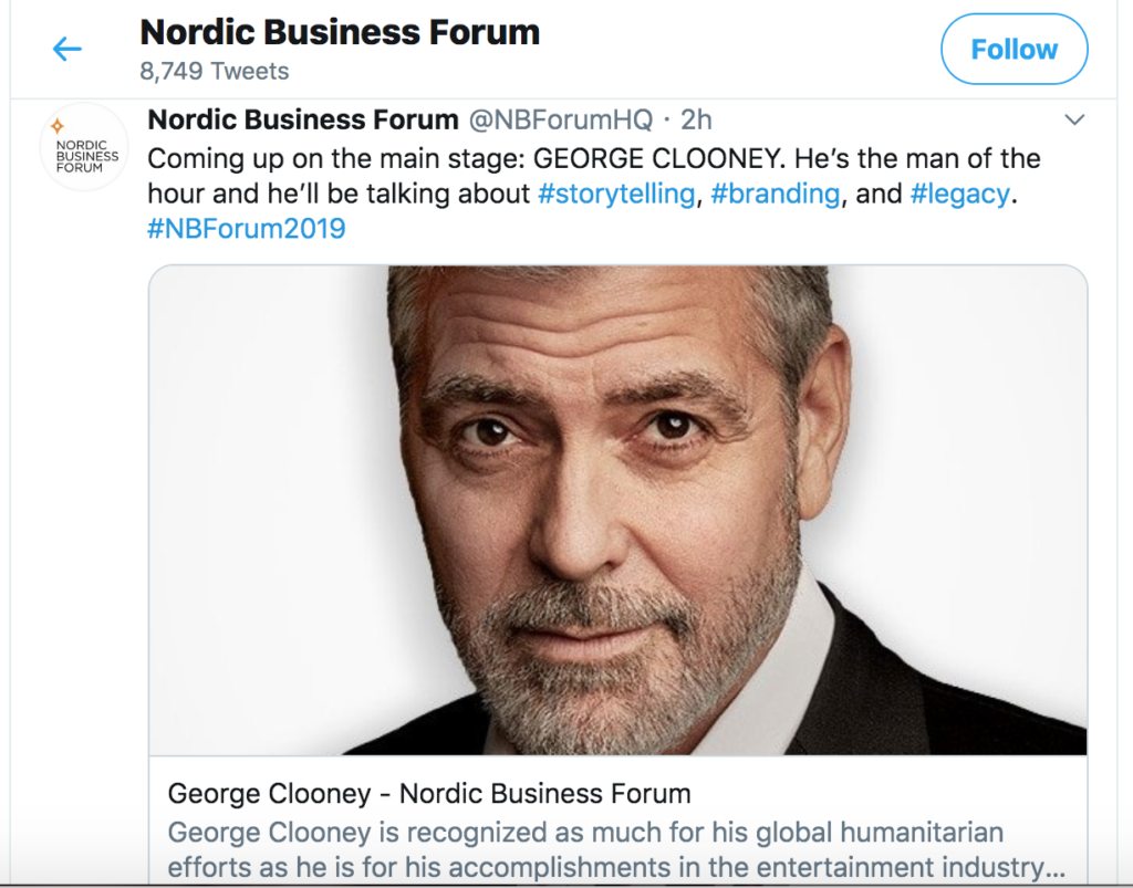 Джордж Клуни шокировал Финляндию бородой
