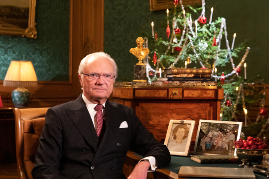 Вера в будущее и изменения климата стали одними из тем традиционного рождественского обращения короля Швеции