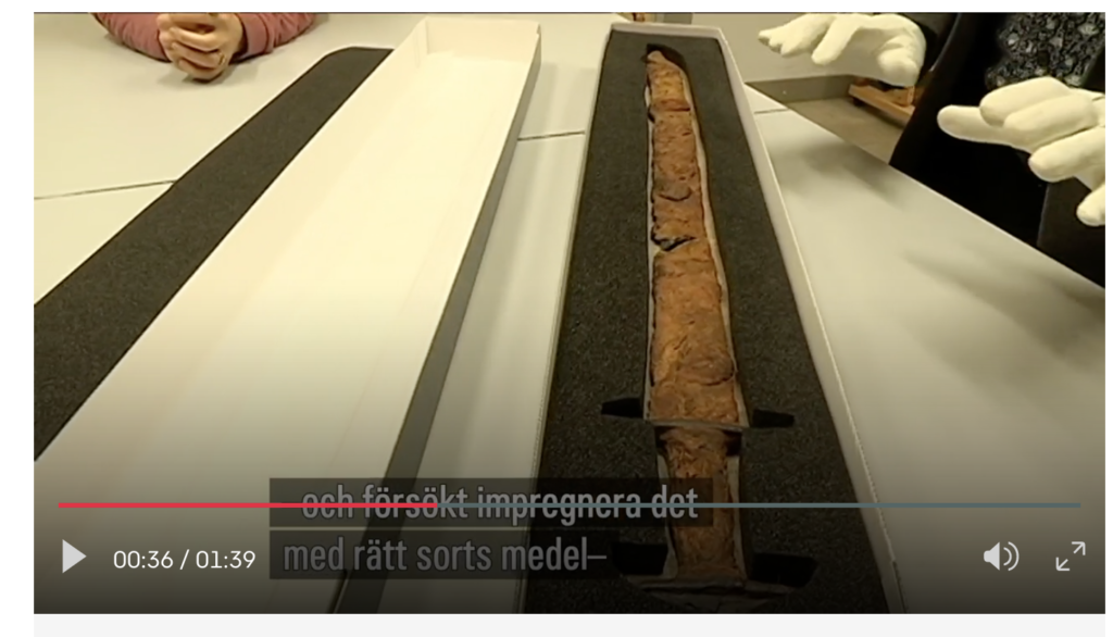 Житель Швеции нашел старинный меч в 1953 году. Получил вознаграждение 66 лет спустя
