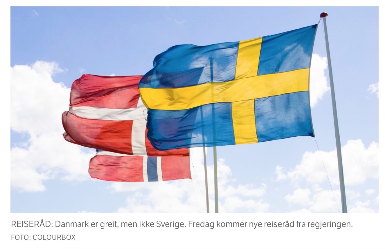 Норвегия намерена сохранить карантин после поездок в Швецию этим летом - СМИ