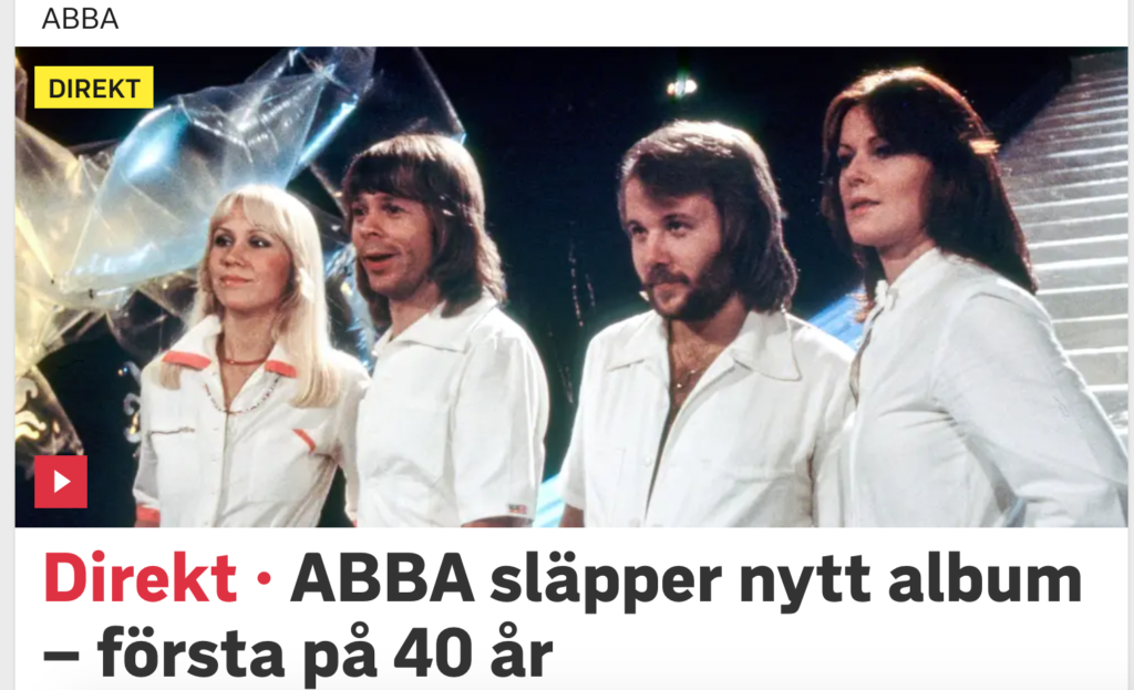 ABBA впервые за 40 лет записала новый альбом
