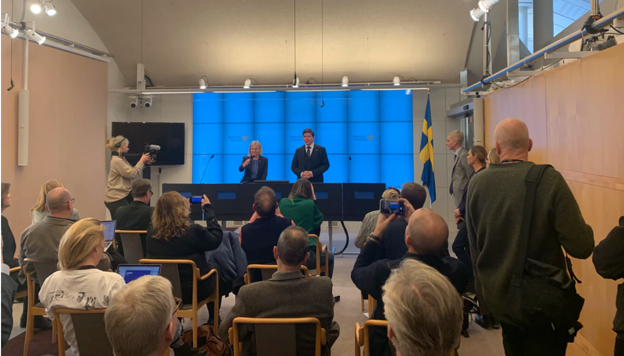 Голосование по кандидатуре на пост главы правительства Швеции пройдет в среду – спикер парламента