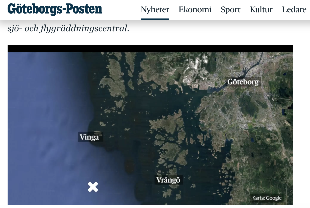 Пожар на гружённом лесоматериалом сухогрузе возник в субботу у берегов Швеции