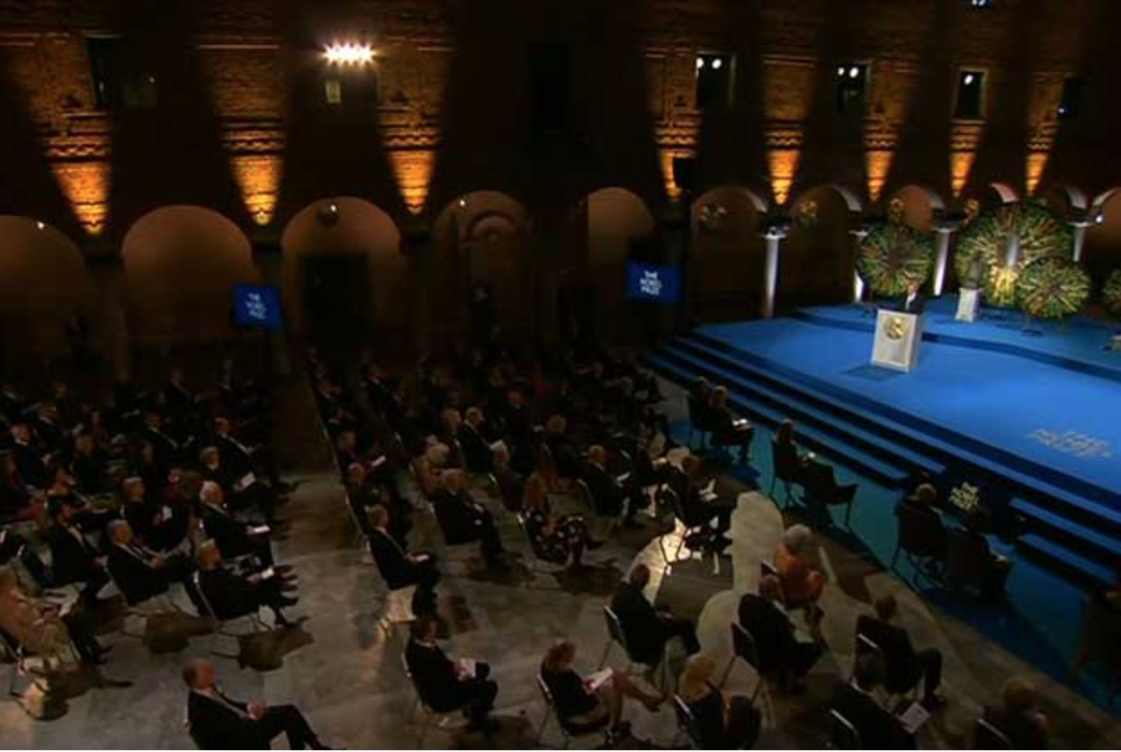 Чествование обладателей Нобелевских премий за 2021 год  состоялось 10 декабря в Стокгольме и Осло