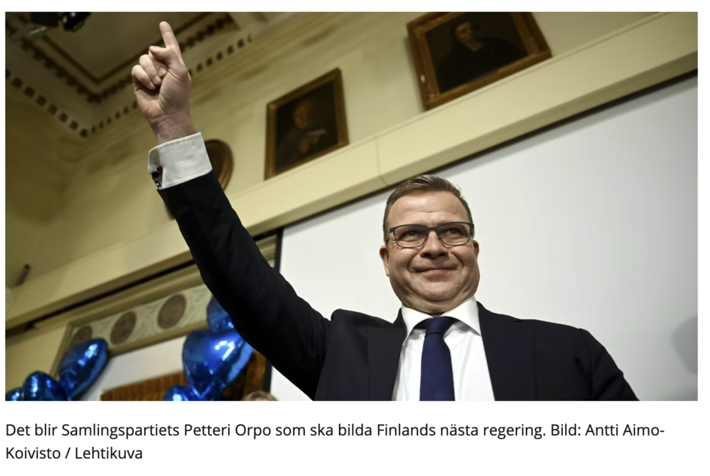 Оппозиционная Коалиционная партия собрала наибольшее число мандатов по итогам выборов в парламент Финляндии