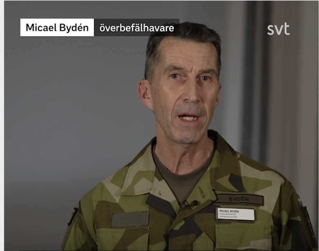 В Швеции отреагировали на призыв главкома ВС страны готовиться к войне