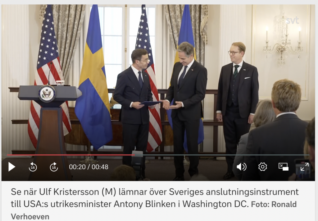 Вступление Швеции в НАТО приветствуют и критикуют